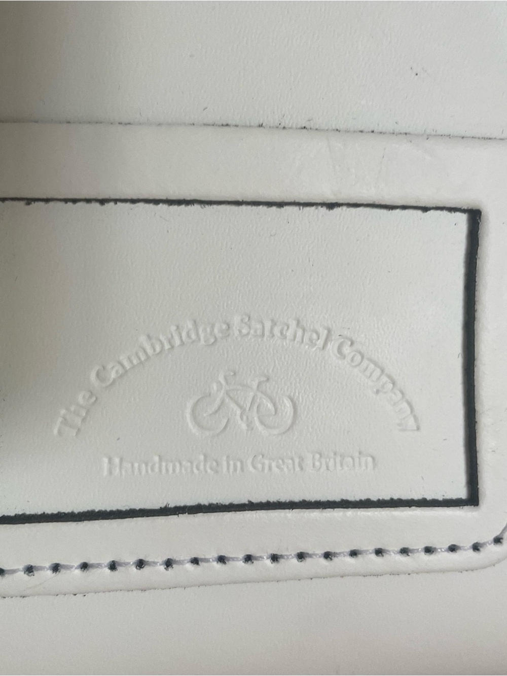 The Cambridge Satchel Company White Leather Crossbody with Silver Hardware - Picture 7 of 11